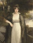 John Hoppner Portrait in oils of Eleanor Agnes Hobart, Countess of Buckinghamshire painting